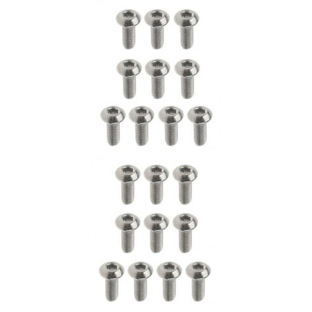 

20pcs M3 Socket Button Head s Titanium agon s Screw 8mm 10mm