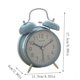 thumbnail image 2 of Reloj despertador analógico azul con pilas, adecuado for dormitorio, sala de estar, sala de estudio, dormitorio escolar, reloj despertador de escritorio creativo, 2 of 7