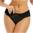 thumbnail image 2 of uublik Women Panties Black Ladies Seamless Brief Comfort Womens Lace Panties, 2 of 5