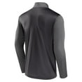 thumbnail image 3 of Men's Fanatics Branded Gray Arizona Diamondbacks Big Lead Quarter-Zip Top, 3 of 3