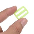 thumbnail image 4 of Unique Bargains Fruit Green Tri-Glide Slide Buckles Webbing Strap Fastener (100 Pack), 4 of 5