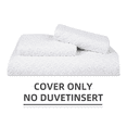 thumbnail image 6 of Payda Waffle Duvet Cover King Size,3 Pieces Duver Cover Set with Pillowcases Bedding Collection, White, 6 of 7