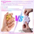 thumbnail image 6 of DAZLUTE 4pack Jelly Texture Cat Paw Squishy Squeeze Toy Pinch Stress Relief Toy, Hand Made Reliever Squishy for  Adults, 6 of 7