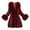 Wine, variant on Elegant Women's Shearling Long Coat Thick Warm Winter Fashion Outerwear Jacket