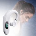 thumbnail image 3 of Q20 Bluetooth Tête Rotative Montée sur l'Oreille Bluetooth 5.2 Oreille Unique Blanc, 3 of 8