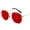 Gold clear red, variant on Mens Sunglasses Metal Frame UV400 Protection Lightweight Fashion Glasses Universal Style Literary Glasses Plus