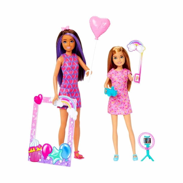 Figuras de acción Barbie Celebration Fun Skipper y Stacie 2-Pack