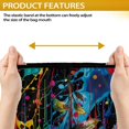 thumbnail image 7 of Yuyamidu Colorful Rose RV Electric Tongue Jack Cover Waterproof RV Electric Tongue Jack Protective Cover 300D Polyester Electric Jack Cover for Travel Trailer, 7 of 7