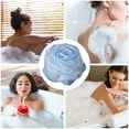 thumbnail image 6 of PATLOLLAV 1 Pcs Rose Shaped Bath Sponge with Hanging Loop Soft Skin-friendly Bath Loofah Shower Sponge Body Back Scrubber for Women Men Bath Accessories Cleaning Tool, 6 of 7