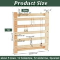 thumbnail image 4 of 3-Tier Wooden Display Stand Step Wooden Table Display Stand Clear Figure Display Stand Tiered, 4 of 9