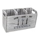 thumbnail image 1 of Soporte para utensilios de cocina, contenedor rústico para cubiertos, organizador de utensilios de madera, para Gris, 1 of 9
