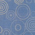 thumbnail image 3 of Safavieh Courtyard Blue Indoor Outdoor Rug - Runner 2'4" x 12', 3 of 4