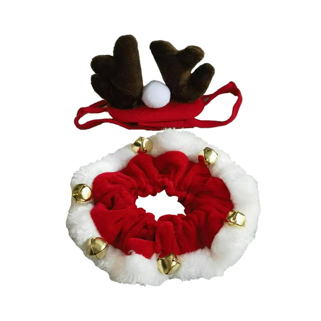 Diadema y de para mascotas, disfraz de para mascotas, accesorios para fotos, diadema de asta de ciervo para espectáculos diarios y