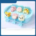 thumbnail image 1 of Ice Pop Mould Mini Ice Pop  DIY Home Children Food Grade Silicone Ice Pop Mould For Ice Cream Six Grid Blue, 1 of 8