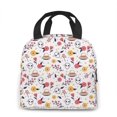 thumbnail image 4 of Sac à Lunch Portable Coloré Floral Vaisseaux Spatiaux Aliens Imperméable Isolé Grande Capacité Sacs à Lunch Réutilisables Refroidisseur-EF30698, 4 of 5