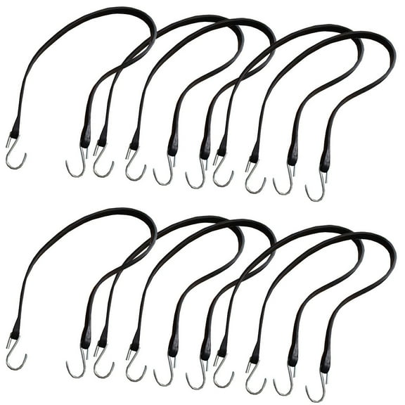 RAParts (10) Natural Rubber 41" Tarp Straps Tie Downs Trailer Truck