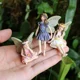 thumbnail image 5 of Figuras de hadas de jardín en miniatura, estatuas de hadas en miniatura de resina, adornos de jardín de hadas, accesorios de decoración, 5 of 5