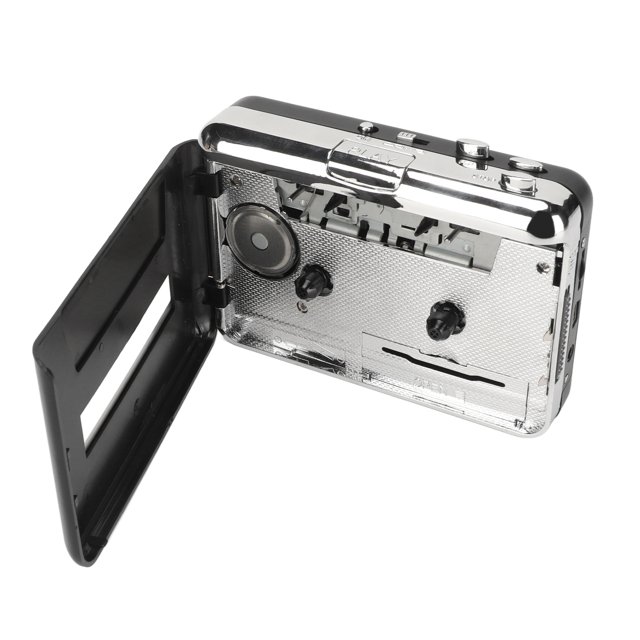 Cassette Tape Player, Easy Charging Cassette Tape To MP3 Converter Compact Multifunctional HiFi Stereo For Office