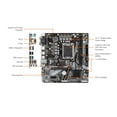 thumbnail image 6 of GIGABYTE H610M S2H H610 Intel LGA 1700 Micro ATX Motherboard with DDR5, Single M.2, PCIe 4.0, USB 3.2 Gen1, Realtek GbE LAN, 6 of 6