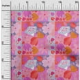 thumbnail image 2 of oneOone Polyester Spandex Light Pink Fabric Asian Floral Fabric For Sewing Printed Craft Fabric By The Yard 56 Inch Wide, 2 of 4