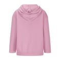 thumbnail image 5 of Mwjwdo Girls Hoodie Trendy Cute Hooded Sweatshirt with Pocket Baggy Kids Pullover Winter 2025 Back to School Clothes Teens Pink 7 Years, 5 of 9
