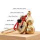 thumbnail image 4 of Adorinno Llavero de Calabaza Feng Shui del Zodíaco de 12 - Moneda de la Suerte de Calabaza de latón Que Trae Buena Suerte y Riqueza Colgante Decorativo de Estilo Chino Adecuado para coleccionar y Rega, 4 of 5