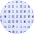 thumbnail image 1 of Ahgly Company Indoor Round Solid Blue Modern Area Rugs, 5' Round, 1 of 4