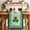 Green, variant on St. Patrick's Day Table Runner 36 Inches Long Farmhouse Dress Scarves, Spring Green Shamrock Black White Plaid Dining Tablerunner for Coffee Table/Kitchen Island/Party Décor, Small 13" x 36"