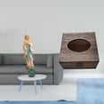 thumbnail image 2 of Estatua de Lutero,Colección religiosa de estatuas de la Virgen María,Figura de resina y la Dama de Lutero,Estuche de pañuelos de escritorio,Caja de pañuelos faciales de madera estilo retro, 2 of 8