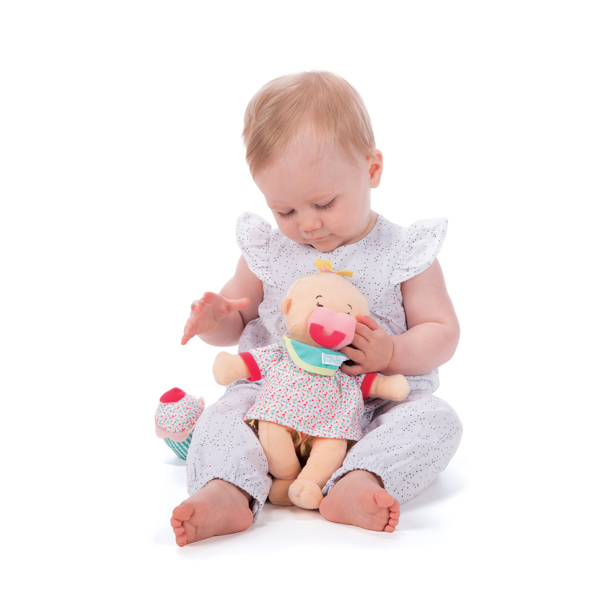 Manhattan Toy Wee Baby Stella Sweet Scents 12" Soft Baby Doll and Birthday Set