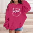 thumbnail image 2 of Girl's Boy's Hoodie Long Sleeve Soft Sweatshirt Graphic Hoody Kids Cute Pullovers Top Clothes for Girls Baby Hoodie Girls plus Size Clothes Sweatshirt Rainbow Boys Youth Hoodies Hoodie for Boy Girls, 2 of 4