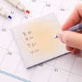 thumbnail image 5 of Yhmxh Gradient Sticky Notes, 3x3 inchSingle Aesthetic Sticky Note Pad, Self-Stick Pads Sticky Note, 50 Sheets Pastel Self-Stick Memo Pad Recyclable Sticky Notes Easy to Post for Home, Office, 5 of 6