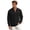 Black, variant on Mens Cardigan Sweater Long Sleeve Casual Button Down Lapel Collar Hollow out Knit Cardigans Fall Clothes