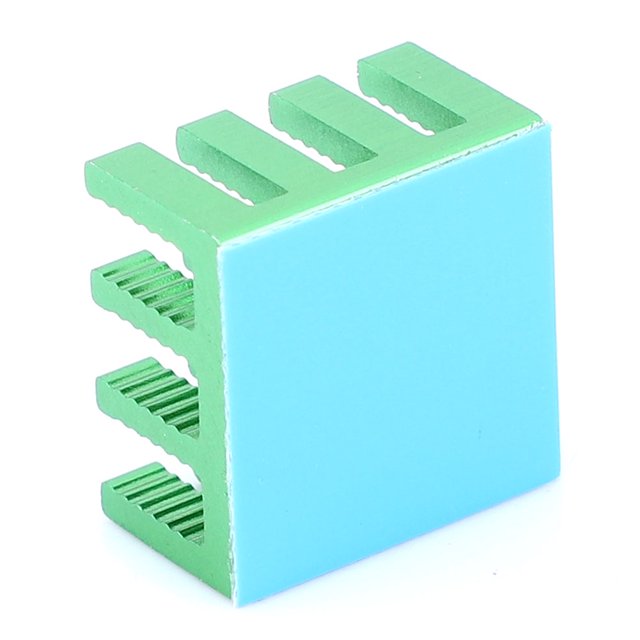 20PCS Heat Sink Heatsink Module Aluminum Cooling Radiator Heat Cooling Fin 14 X 14 X 8mm With Thermal Conductive Backing