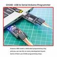 thumbnail image 6 of Chenyang USB-C Type-C Female To TTL Converter UART STC Module Serial Programmer CH340G CH340 3.3V 5V Adapter Replace PL-2303, 6 of 7