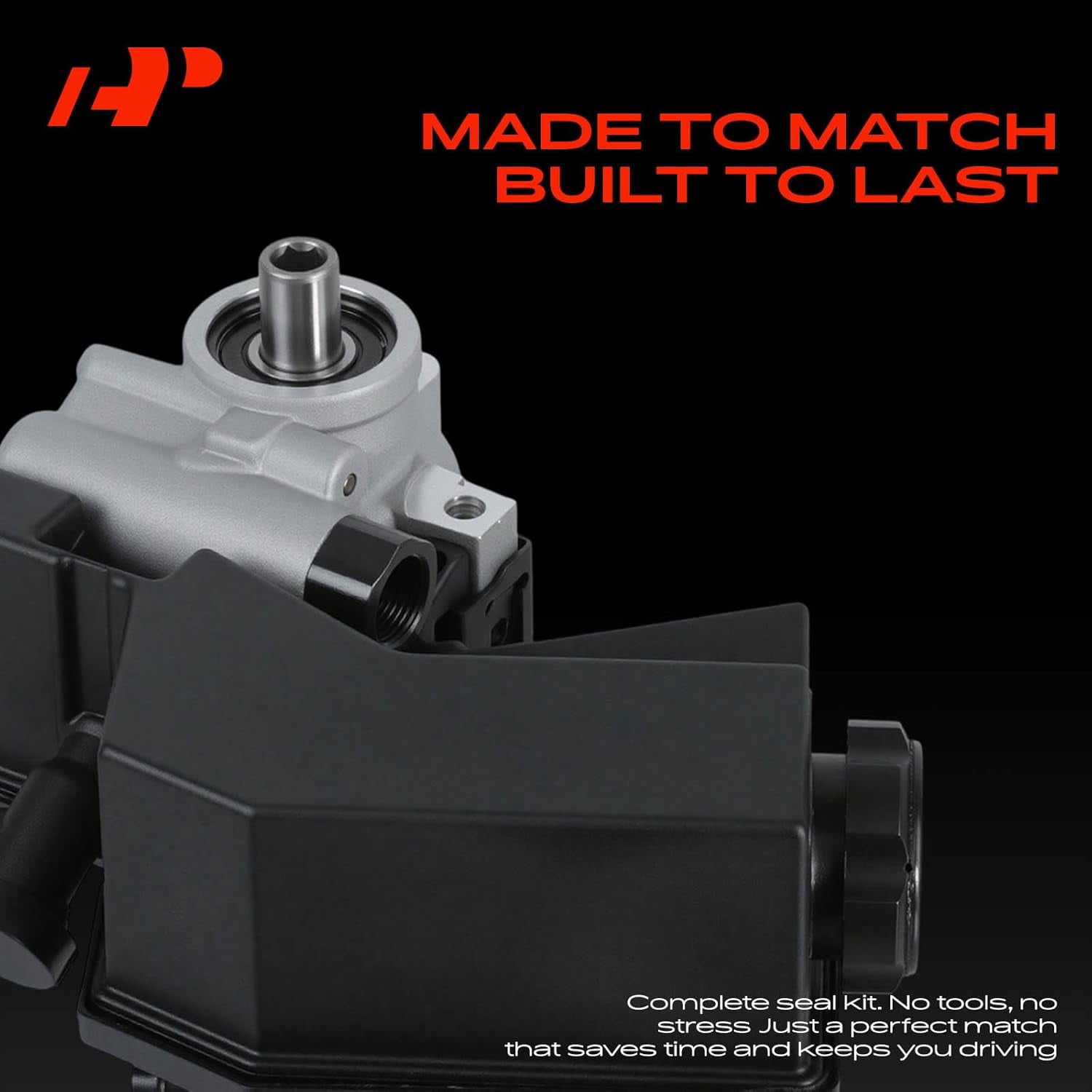 A-Premium Power Steering Pump with Reservoir Compatible with Dodge Ram 1500 2004-2006 Viper 2003-2006 Jeep Grand Cherokee 2001-2004 4.7L 8.3L