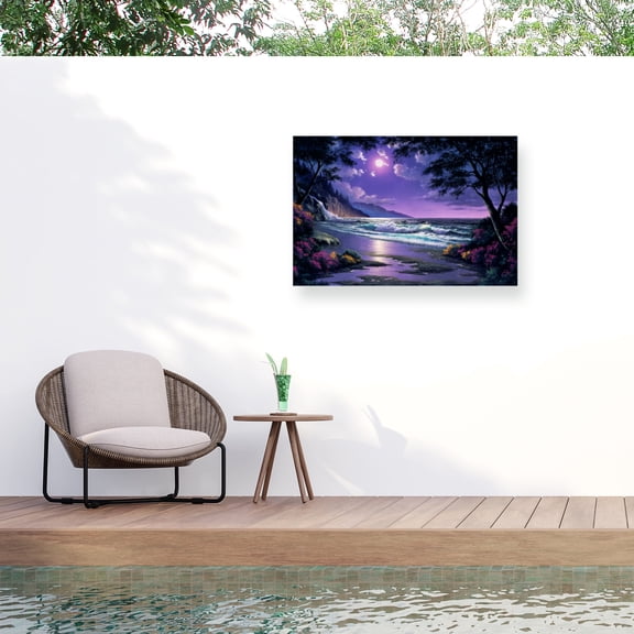 Anthony Casay 'Coast Line 1' Outdoor All-Weather Wall Decor