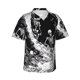 thumbnail image 1 of Fotbe Skeleton Wave Artwork Camisa Hawaiana para Hombre Unisex – Camisa Casual de Verano con Botones de Manga Corta de Algodón y Lino,Large, 1 of 7