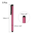thumbnail image 2 of 5pcs Stylus Pens for Screens Universal Capacitive Stylus Pencil for All Capacitive Screen Device Rose Red, 2 of 6