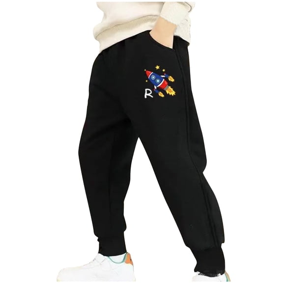 Nrmvnmi Boys' Jogger Pants - Soft Fleece Athletic Joggers for Boys - Stylish Classic Fit Sweatpants for Boys with Pockets