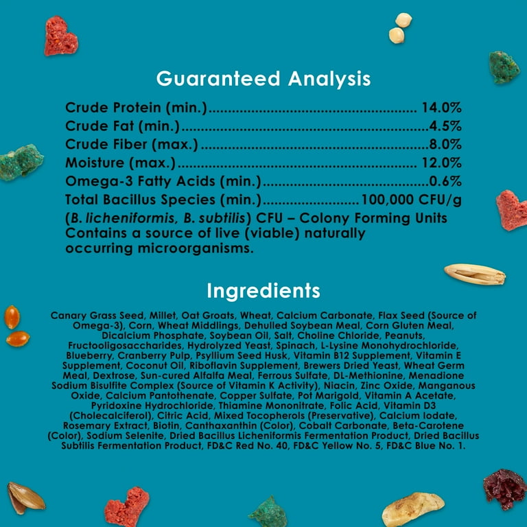 Kaytee Forti-Diet Pro Health Advanced Nutrition Bird Pellets for