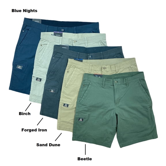 Weatherproof Men's Flex Waistband Utility Short w/ Cargo Pocket (Sand Dune, 42)