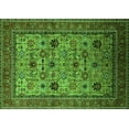 thumbnail image 1 of Ahgly Company Indoor Rectangle Oriental Green Industrial Area Rugs, 5' x 8', 1 of 4
