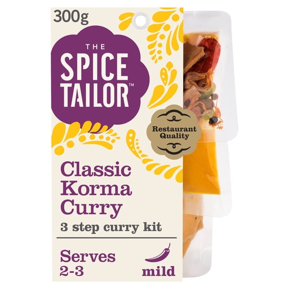 The Spice Tailor Korma Indian Curry Sauce Kit 300g, Imported from Britain