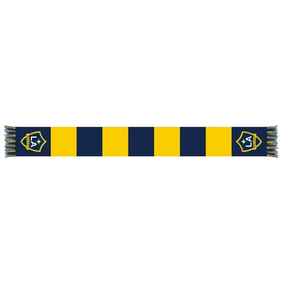 Navy/Gold LA Galaxy Team Bar Knit Scarf
