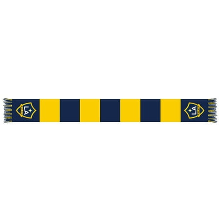 Navy/Gold LA Galaxy Team Bar Knit Scarf
