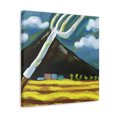 thumbnail image 2 of Pitchfork on Pastureland - Canvas, 2 of 10
