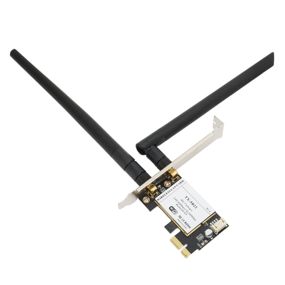 Wireless Internet Card, 2.4G Wireless Internet Card Black 300Mbps for Computer