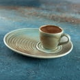 thumbnail image 4 of Coral Espresso Cup+Snack Saucer Set for 2, 4 of 4