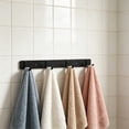 thumbnail image 7 of Wall Mounted Coat Hook Rack for Towels Robes Bags - No Drill Adhesive Aluminum Alloy Storage Hook Organizer for Bathroom Kitchen Entryway Bedroom - Multi-Purpose Hanging Hooks for Home Organization, 7 of 7